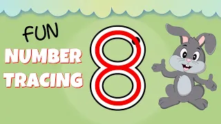 How to Write the Number 8 - Numbers for Kids