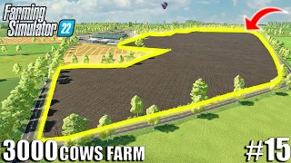 3000 COWS FARMER CREATES THE BIGGEST FIELD in THE REGION! | Farming Simulator 22