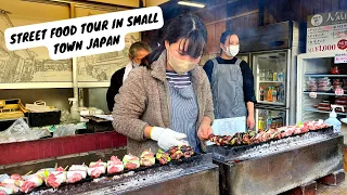 JAPANESE STREET FOOD tour in small town Japan | Tokyo day trip 2023| Kawagoe street food