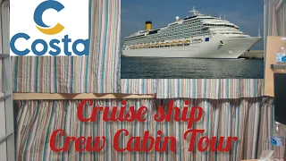Cruise Ship Crew Cabin Tour | Vlog | Costa Serena | Krish The Wanderer