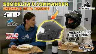 NEW 509 Delta V Commander Snowmobile Helmet | Unboxing and Initial Thoughts | Cardo Comms!