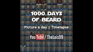 1000 Days Of Beard | Timelapse | Picture a day