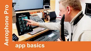 Roland Aerophone Pro AE-30 app basics