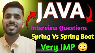 Spring Vs Spring Boot  | Difference in 10 Minutes 🔥 | Interview Questions ✅