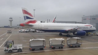 British Airways Airbus A319 ✈️ Approach and Landing London Gatwick