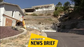Landslide that crushed home stable for now