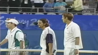 Sebastien Lareau and Daniel Nestor win GOLD MEDAL 2000 sydney olympics!!!