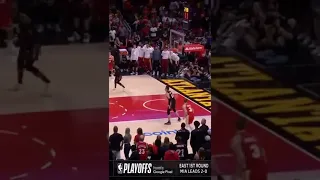 Trae Young Hits A Near Logo Three 👌