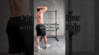 Pull up variations with Better Body Squat Rack 💪 #homegym #workout #shorts