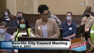 Danville City Council Meeting - April 6, 2021