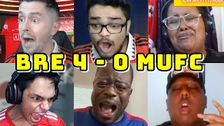 BEST COMPILATION | BRENTFORD VS MAN UNITED 4-0 | PART 2 | LIVE WATCHALONG REACTIONS | FANS CHANNEL