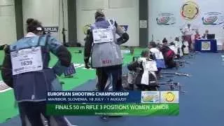 European Championship 2015, Maribor, Slovenia – 50m Rifle 3 Positions Women Junior