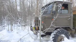 Газ 66 за дровами offroad СИБИРЬ