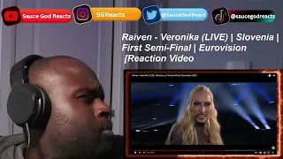 Raiven - Veronika (LIVE) | Slovenia 🇸🇮 | First Semi-Final | Eurovision 2024| REACTION