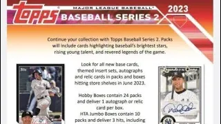 06/22/23 - eBay - 9 PM CDT - 2023 Topps Series 2 Baseball Jumbo 1/2 Case Break