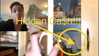 Part 2. We Found Hidden Cash!!! Hoarder house clear out, The Musicians house.