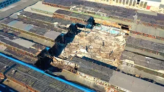 Дзержинский Химмаш - обрушение крыши корпуса