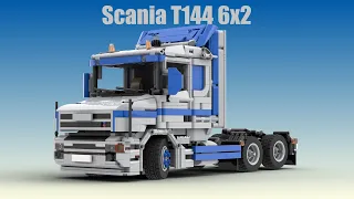 Scania T144 6x2 tractor truck - Lego MOC by OldOlneyLego