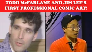 Jim Lee and Todd McFarlane's First Professional Comic Art Jobs! Inspiring How Far They've Come.