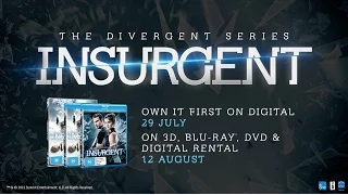 THE DIVERGENT SERIES: INSURGENT - Own it on 3D, Digital, Blu-ray & DVD