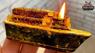The second life of a RARE vintage lighter. Amazing restoration