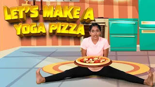 The Pizza Warm Up | Fun Yoga for Kids | Stretch & Make Your Pizza | Yoga Guppy with Rashmi Ramesh