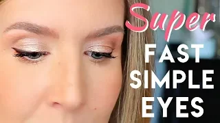 Super Quick and Easy Eye Makeup for Everyday | Hooded Eyes