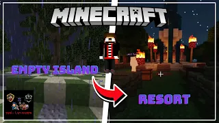 We got stuck in an island in Minecraft 🏝️ so we decided to change it into a resort ||TamilLAN Gaming