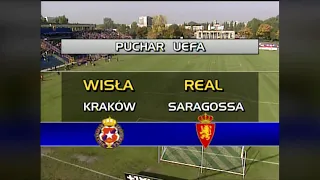 UEFA Cup 2000-01. Wisla Krakow - Real Zaragoza (28.09.2000)