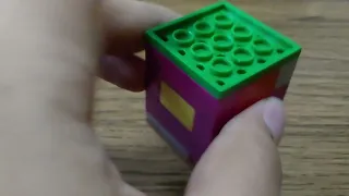 Spring-Powered Lego Button (Fall-Proof)