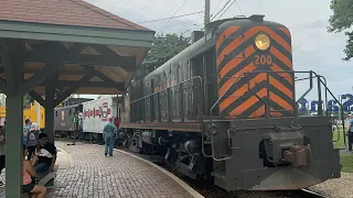 MTRY 200 ALCO RS3 leading the Illinois Railway Museum Caboose Train 8/13/2023