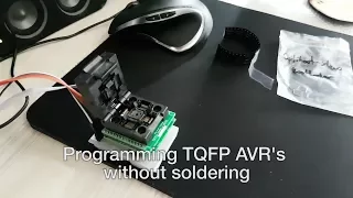 Program TQFP AVR's without soldering