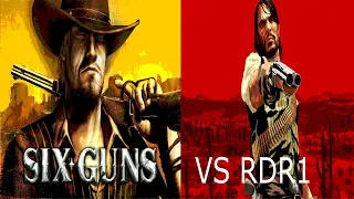 Six guns Vs Rdr 1(Parkour comparision)