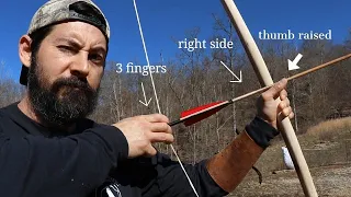 Trying the IMPOSSIBLE! Medieval Archery 90 lb Warbow/Longow The Cradle Draw as shown by Shadiversity