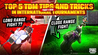 Top 5 TDM Tips & Tricks That I Use In International Tournaments 🤯🔥