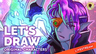 Drawing your Original Characters (OC's) LIVE #artrpg