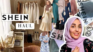 HUGE SHEIN Haul 🤯 TRY ON CLOTHING 👗 Hijab Outfits 🧕🏻 Muslim Modest Dress 🥼