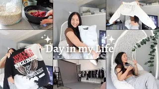 A day in my life: Darc Sport shoot, clothes unboxing, grocery haul, and gym!