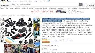 Instruction_EEEKit 12-in-1 Outdoor Sports Essentials Kit for GoPro Hero4 Silver Black Hero 4 3+ 3 2