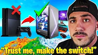 Nickmercs *IMPORTANT MESSAGE* to ALL Competitive CONSOLE PLAYERS! - Fortnite Moments