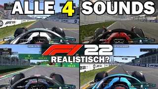 F1 22 MOTORENSOUNDS VERGLEICH: WIE REALISTISCH KLINGEN die 4 AGGREGATE!?