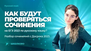Как будут проверяться сочинения на ЕГЭ 2023 по русскому языку? Разбор сочинений с Досрока 2023.