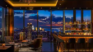 Luxury Bar Ambience - Smooth Jazz Music 🍷 Emotional Jazz Music And Nature Sounds