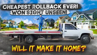 I Bought a 1999 GMC Tow Truck for Dirt Cheap! Will it Make it Home?