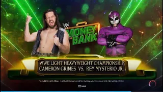 WWE 2K23 WWE Light Heavyweight Title 2 Out of 3 Falls Match at Money In The Bank IV
