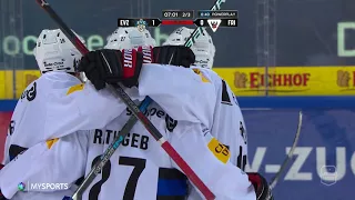 EV Zoug - Fribourg-Gottéron 2-1 OT (0-0; 1-1; 0-0)