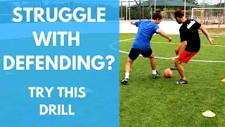 1v1 Defending Drill | Become The Ultimate Defender In Soccer