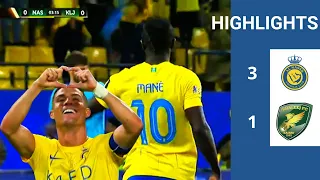 Al-Nassr won the match 3 - 1 thanks to 2 goals from Ronaldo | HIGHLIGHTS