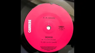F.R. David - Words (1982)(karlmixlub 2k20 Re-Touch extended remix Version)