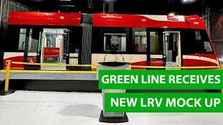 Green Line receives mock-up of new Light Rail Vehicle